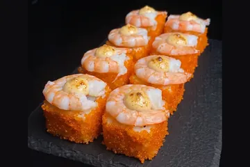 Shrimp masago — sushi in Kyiv