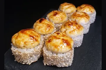 Baked salmon — sushi in Kyiv